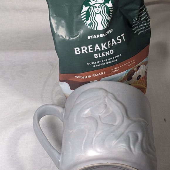 Starbucks Since 71  Embossed Mermaid Siren Gray 12 oz Coffee/Tea/Chocolate Mug - Picture 9 of 14
